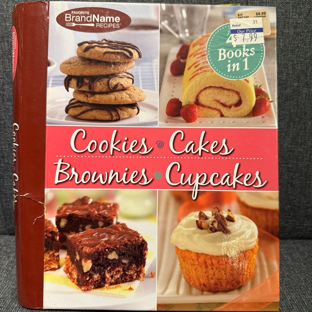 Pink and Red Cookie Recipe Book